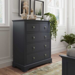 Midnight Grey 5 Drawer chest
