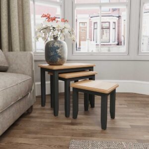 Kensington Dark Grey Nest of 3 Tables